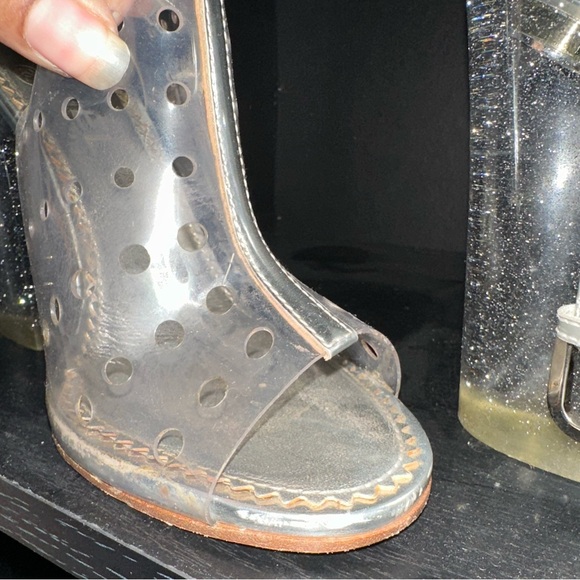 Vintage Translucent Chanel Heels - Picture 7 of 16